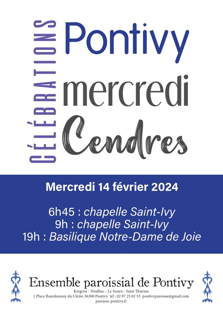 Messe Mercredi des Cendres - Pontivy 2024