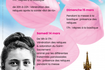 affiche reliques ste therese A3